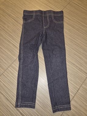 Carter's Indigo Jean-style Cotton Leggings 3T